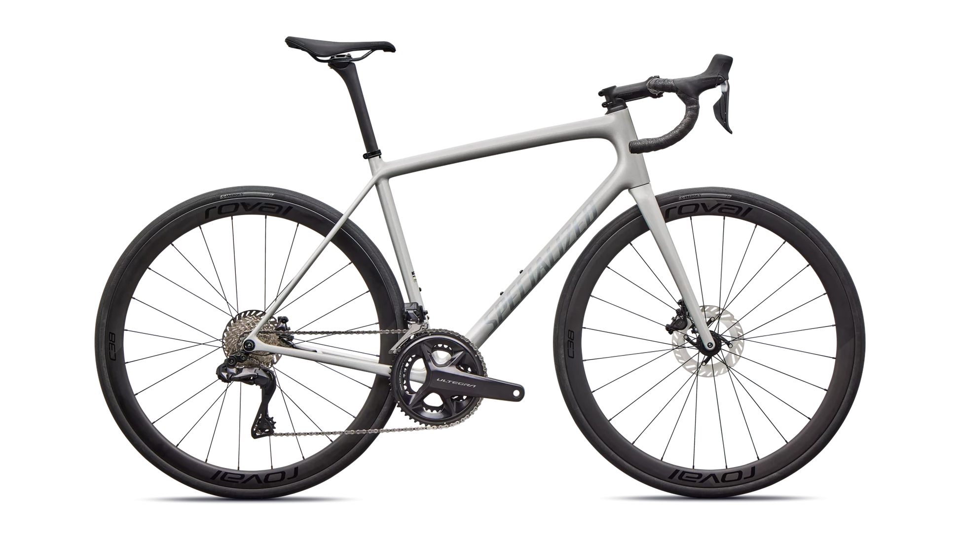 Vélo Specialized Aethos Expert Di2 Gloss Dolomite Metallic/Blue Pearl Over Shadow Silver