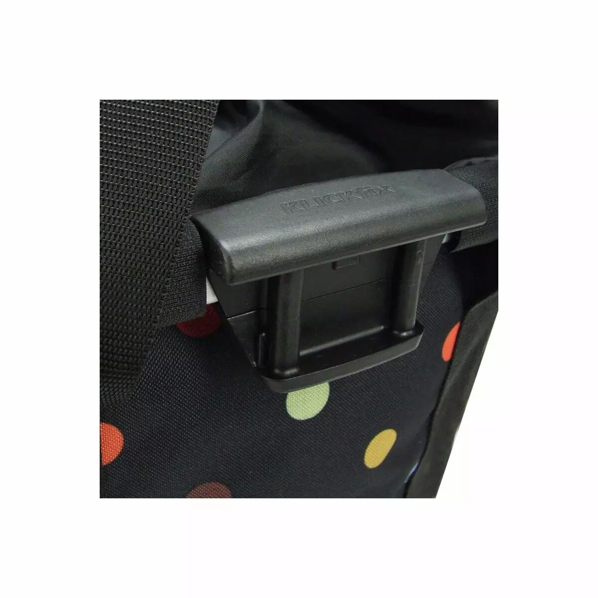 Sacoche/panier Bikebasket noir à poids KLICKFIX