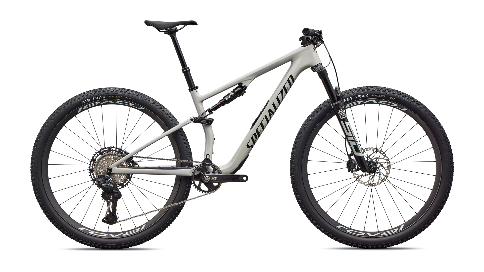 Vélo Specialized Epic 8 Expert Di2 Gloss Dolomite Metallic/Obsidian