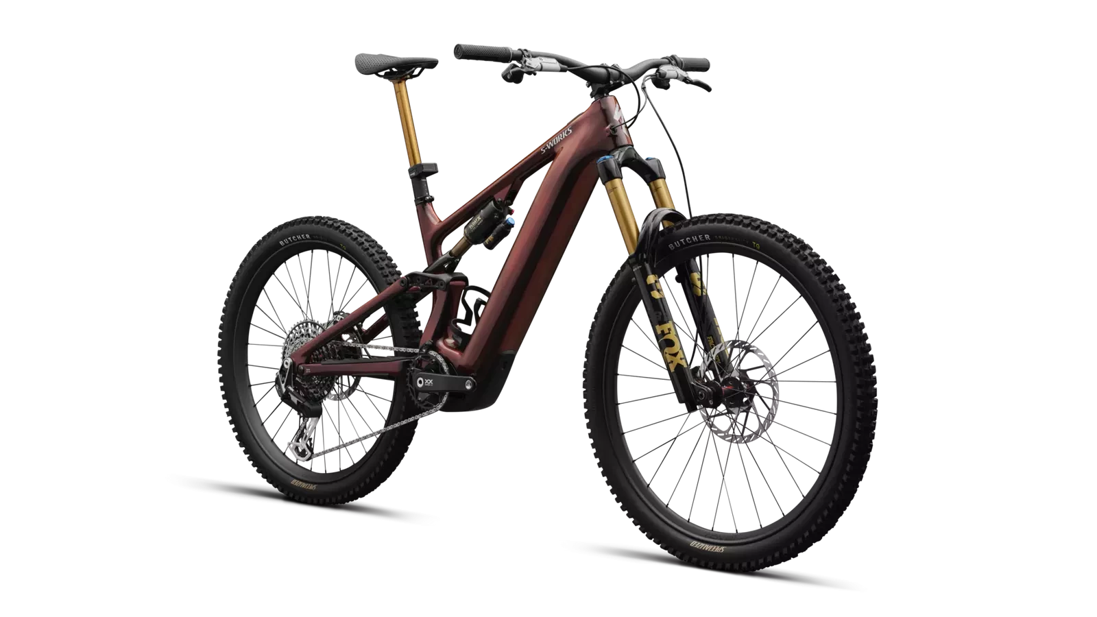 Vélo Specialized Levo Sw Carbon G4 Nb Gloss Red Pearl/Black/Metallic White Silver