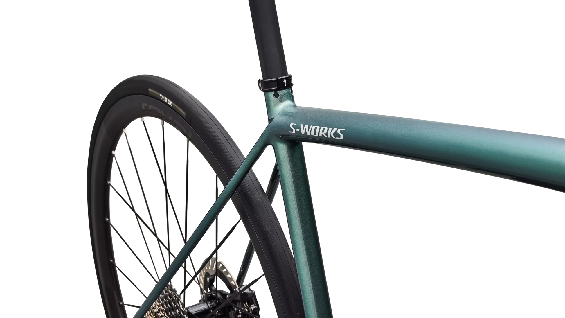 Vélo Specialized Aethos Sw Di2 Gloss Premium Fjord Metallic/Dolomite Metallic