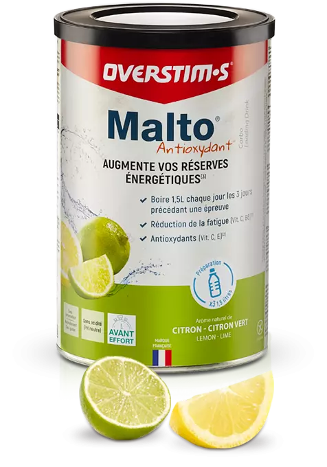 Malto Antioxydant Pot Citron - citron vert 450g OVERSTIMS