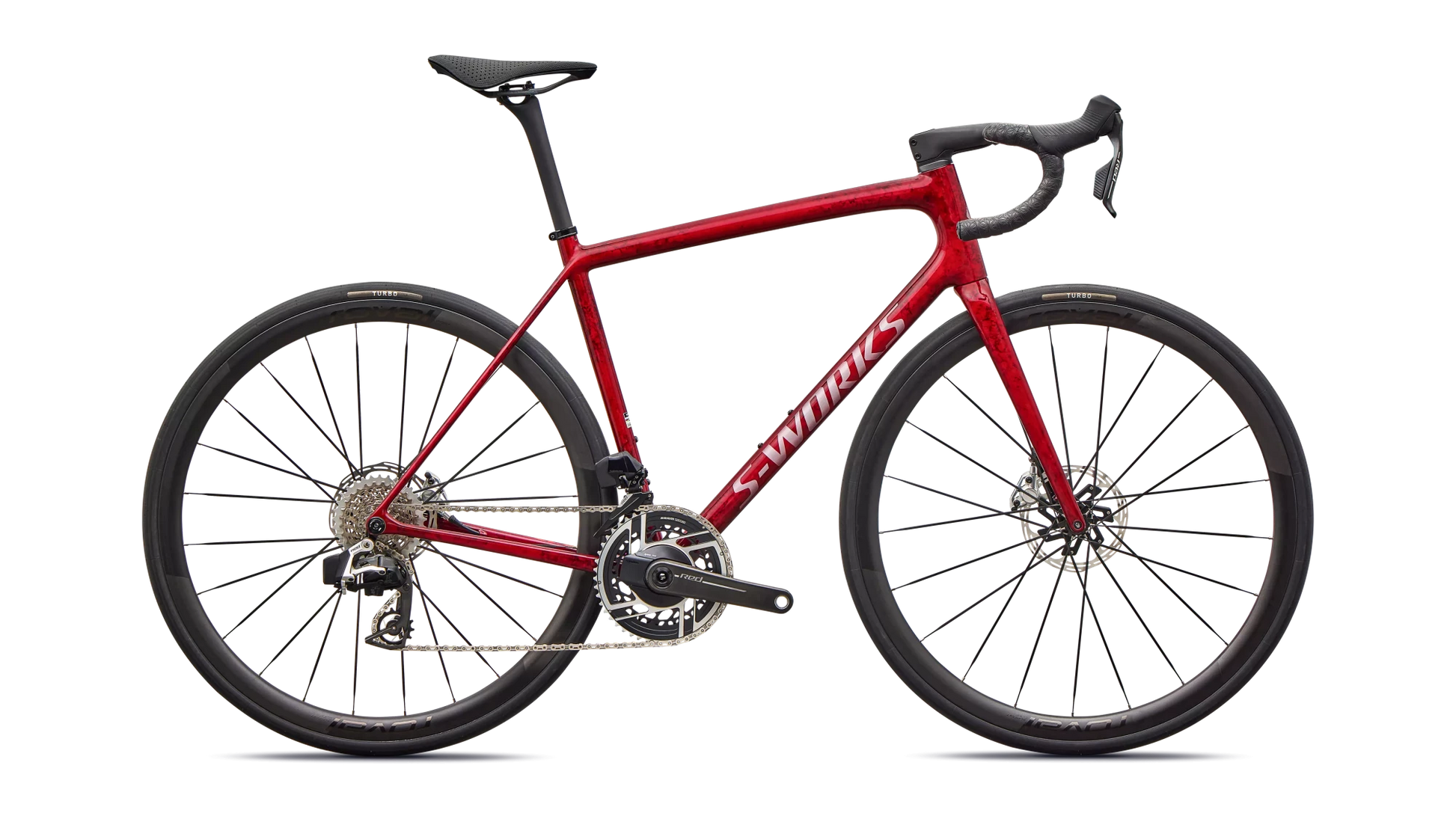 Vélo Specialized Aethos Sw Axs Sandstone Metallic Base/Red Tint