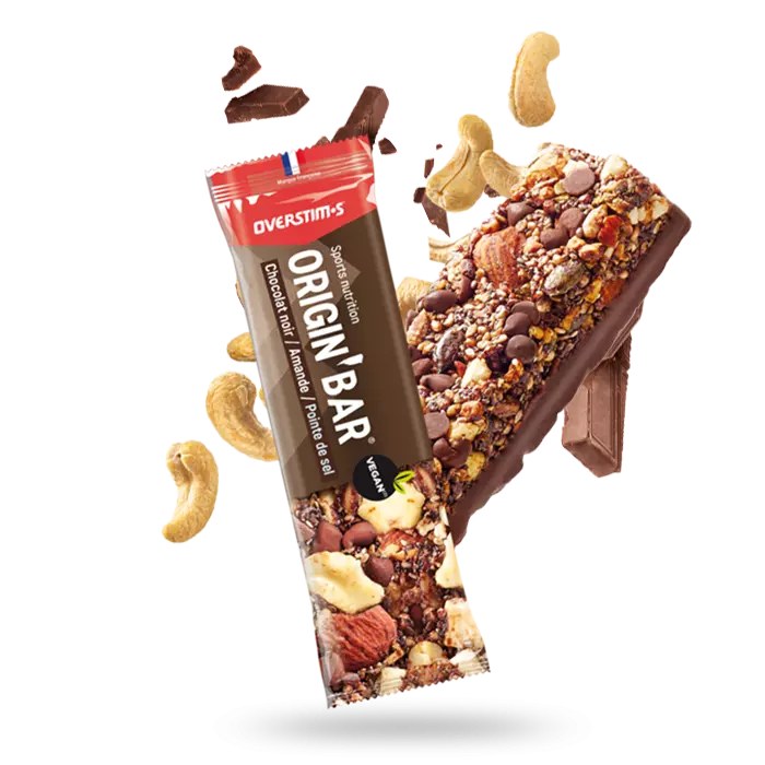 Barre Origin' BAR parfum chocolat noir - amande OVERSTIMS