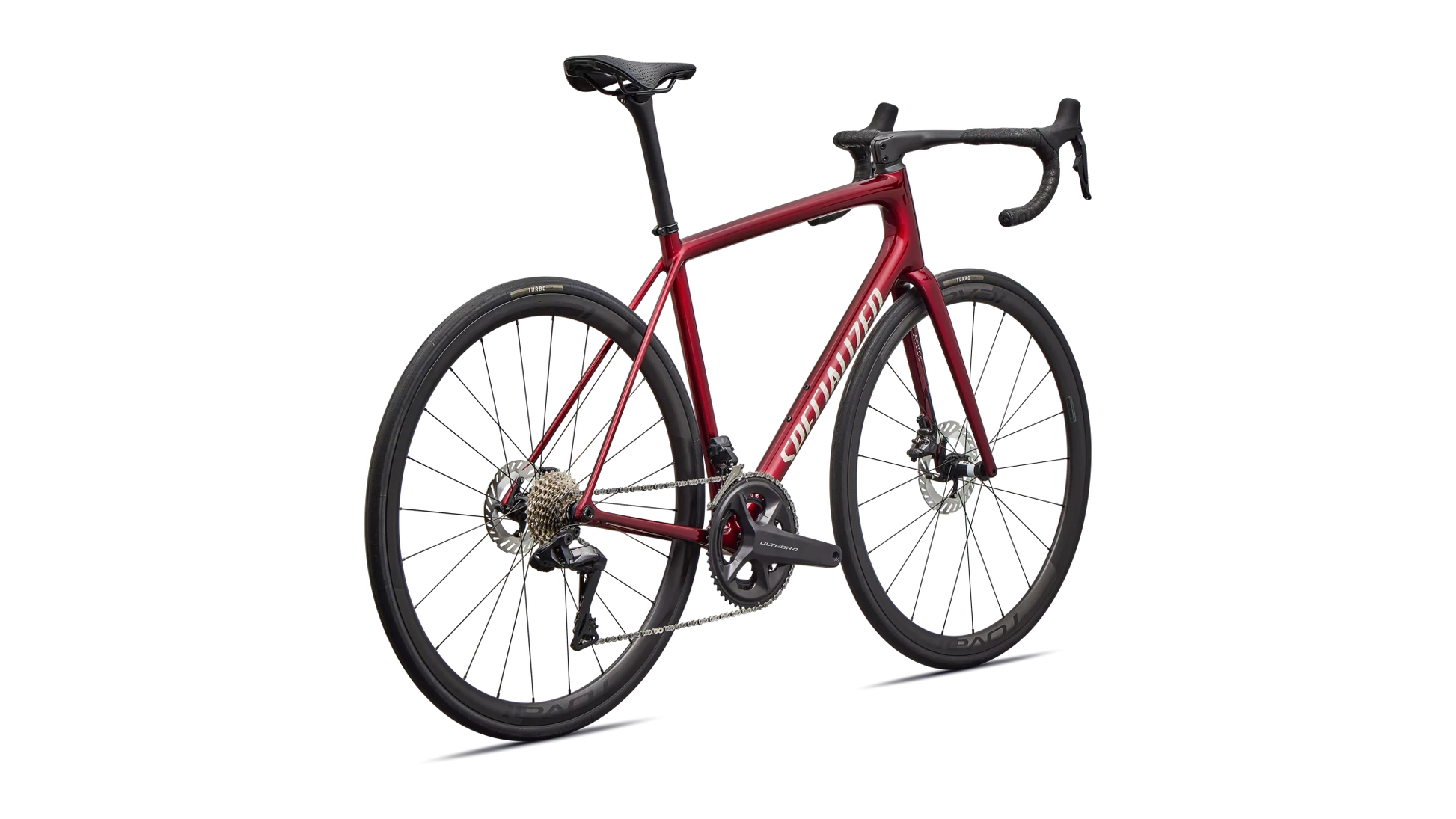 Vélo Specialized Aethos Pro Di2 Gloss Red Sky/Chrome