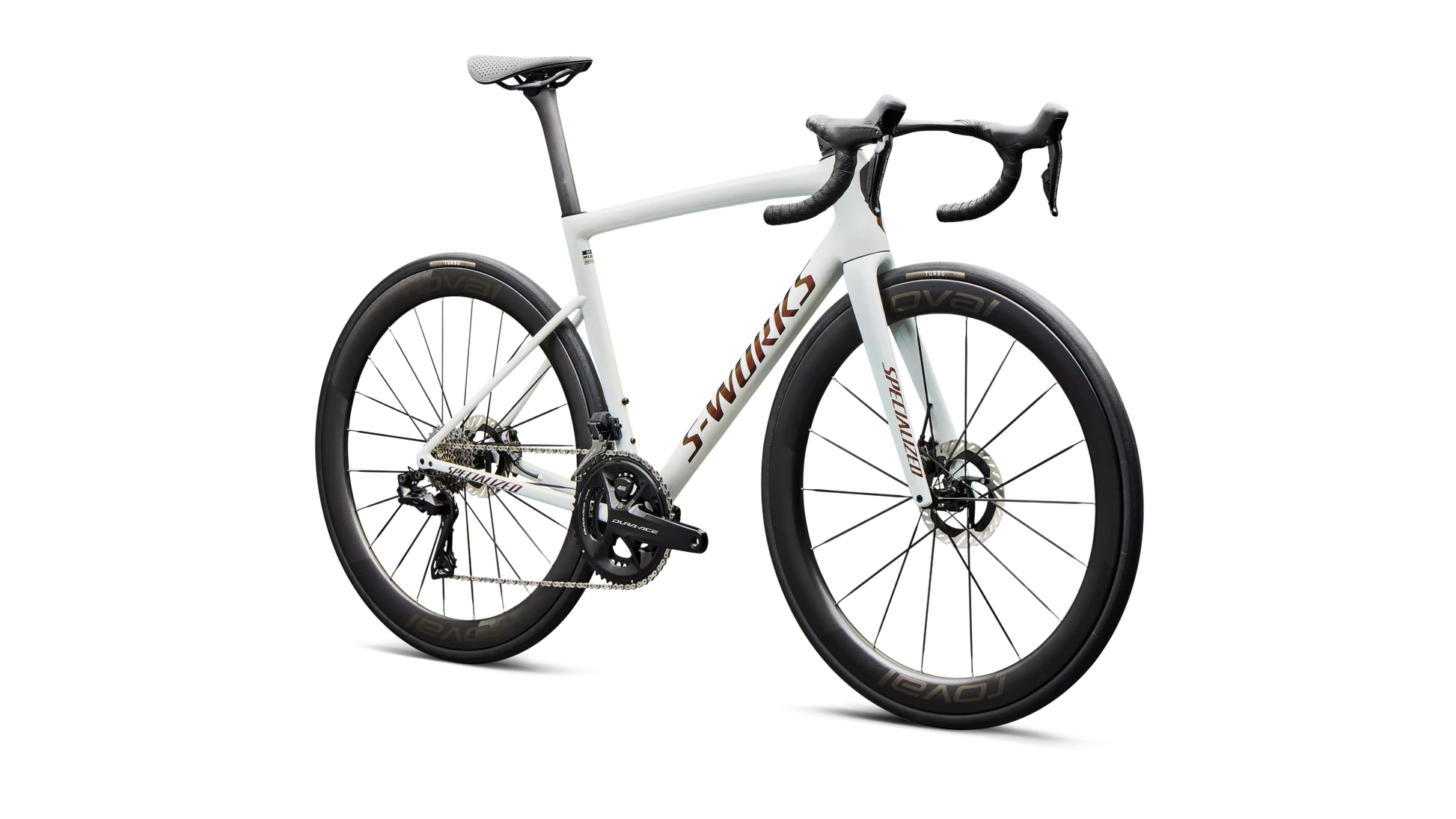 Vélo Specialized Tarmac Sl8 Sw Di2 Gloss Metallic White Silver/Pearl/Black