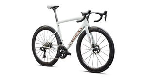 Vélo Specialized Tarmac Sl8 Sw Di2 Gloss Metallic White Silver/Pearl/Black