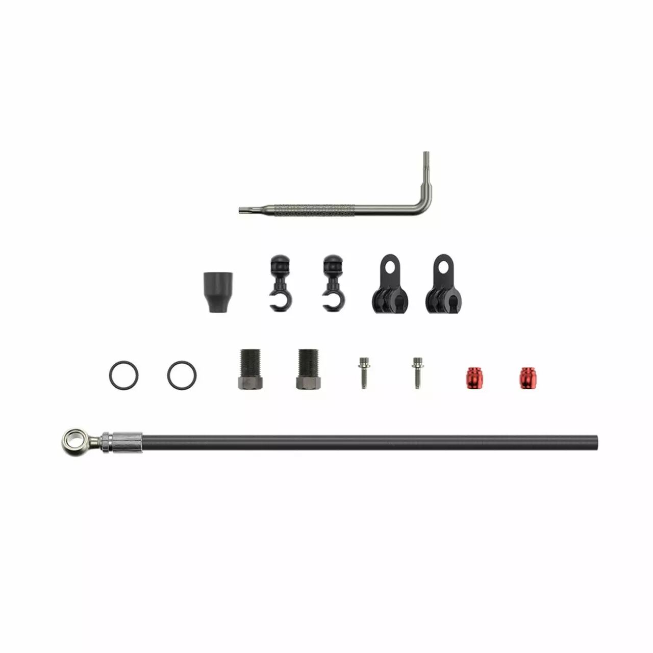 SRAM Kit durite hydraulique Banjo argenté 2000mm 
