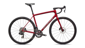 Vélo Specialized Aethos Pro Axs Gloss Red Sky/Chrome