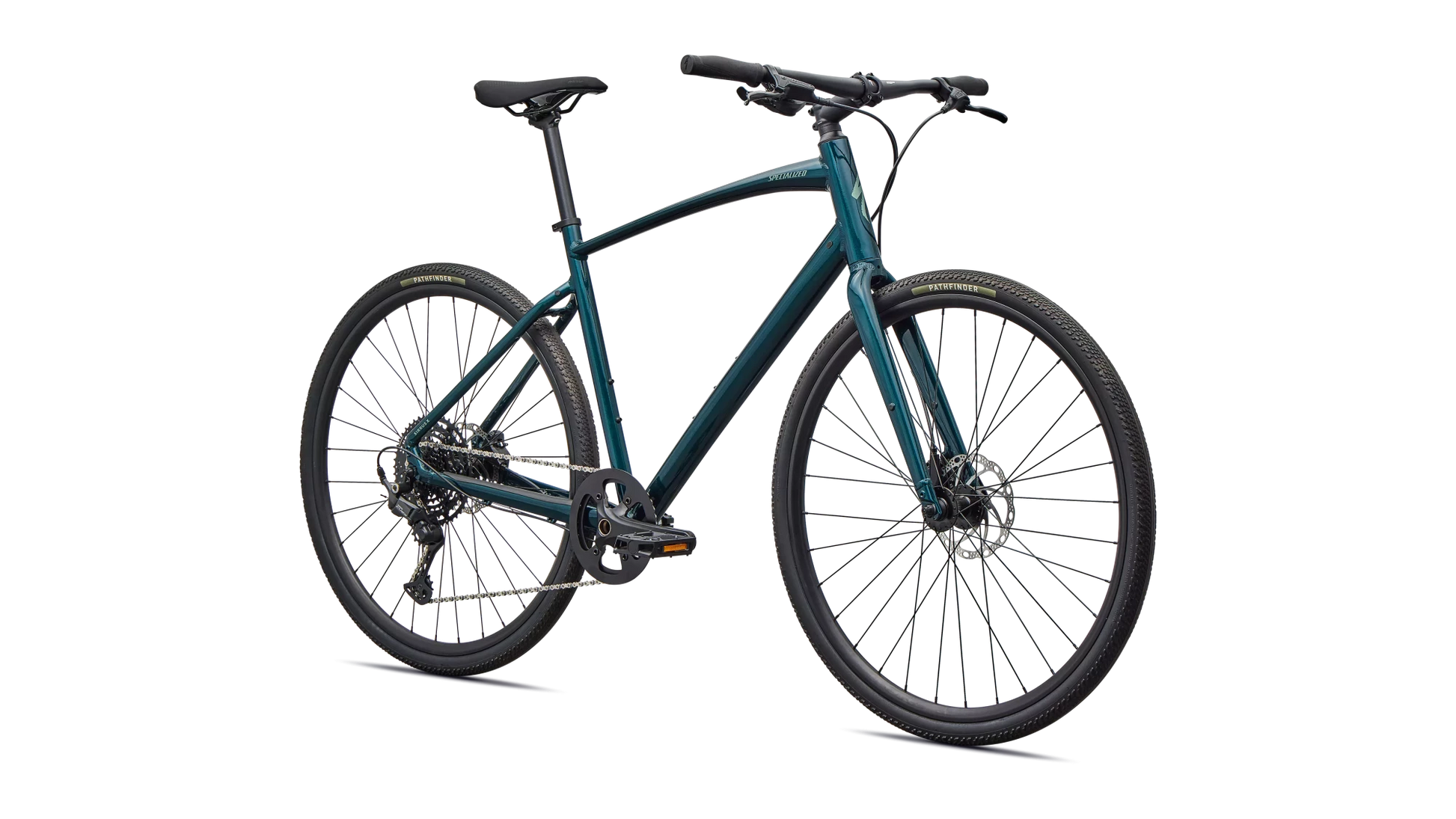 Vélo Specialized Sirrus X 3.0 Gloss Emerald Metallic/Fjord Metallic Frost Reflective