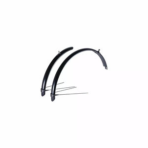 Garde-boues tringles 22 Cityguard avant & arrière noir BBB