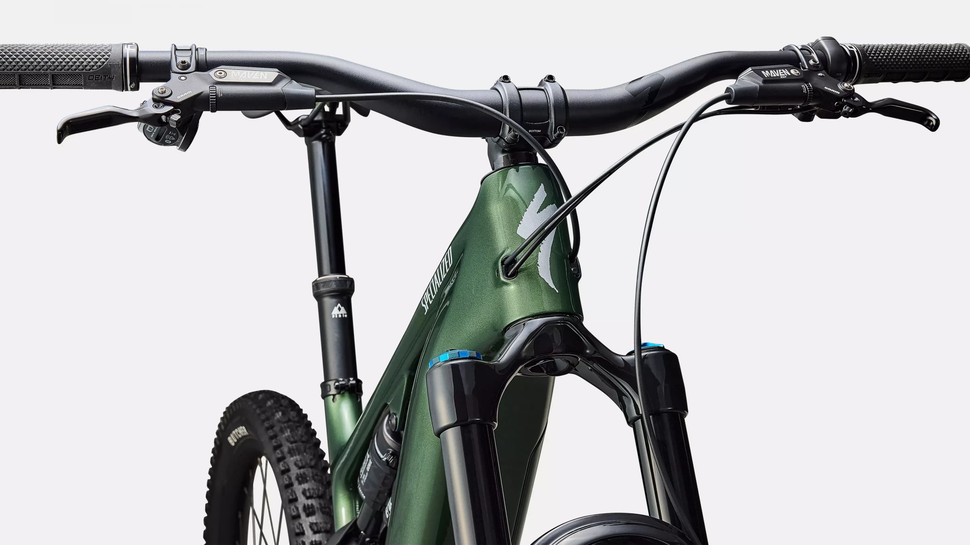 Vélo Specialized Levo Expert Carbon G4 Nb Gloss Cypress Metallic/Silver Dust