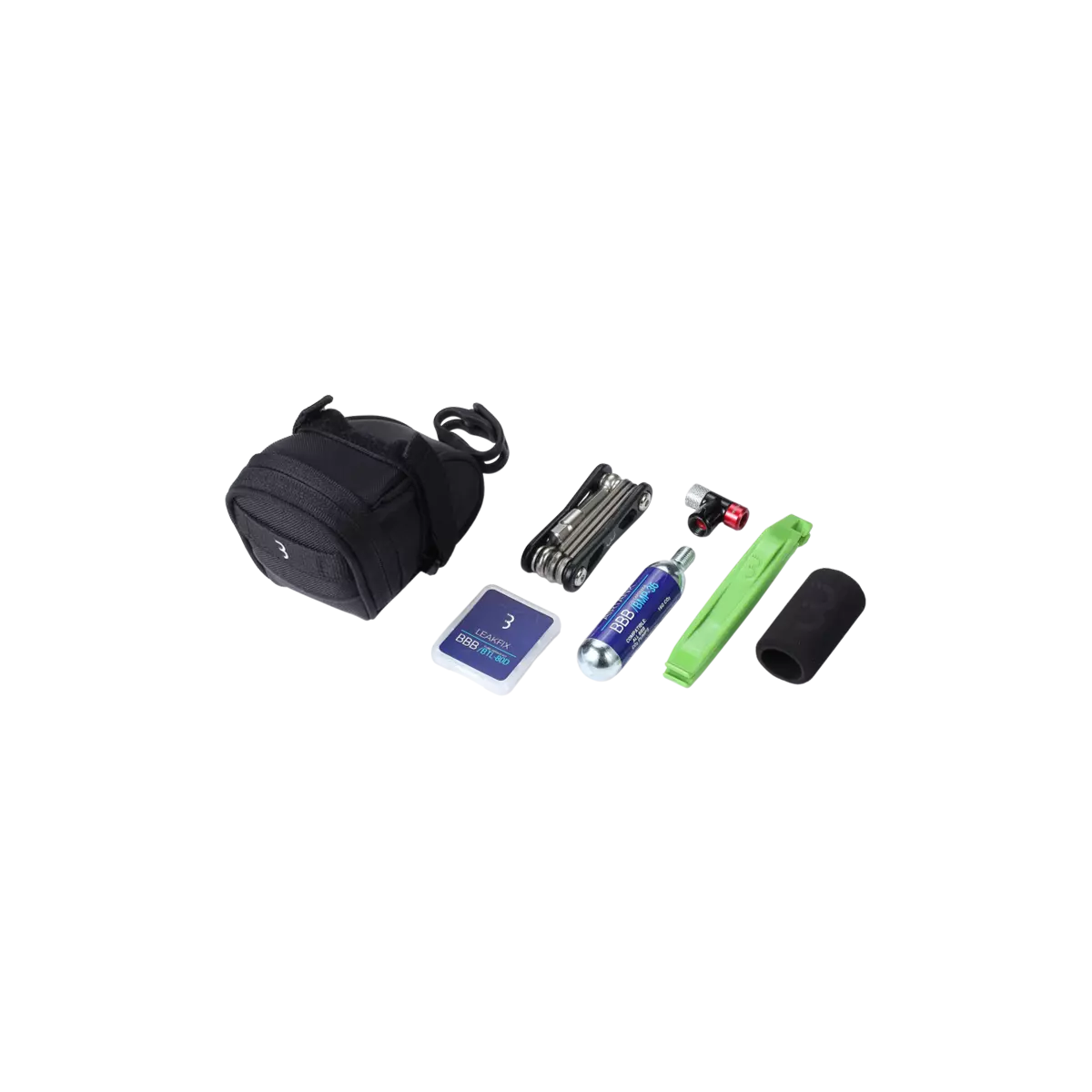 Sacoche BSB-33S + outils "SpeedPack" CO2 BBB