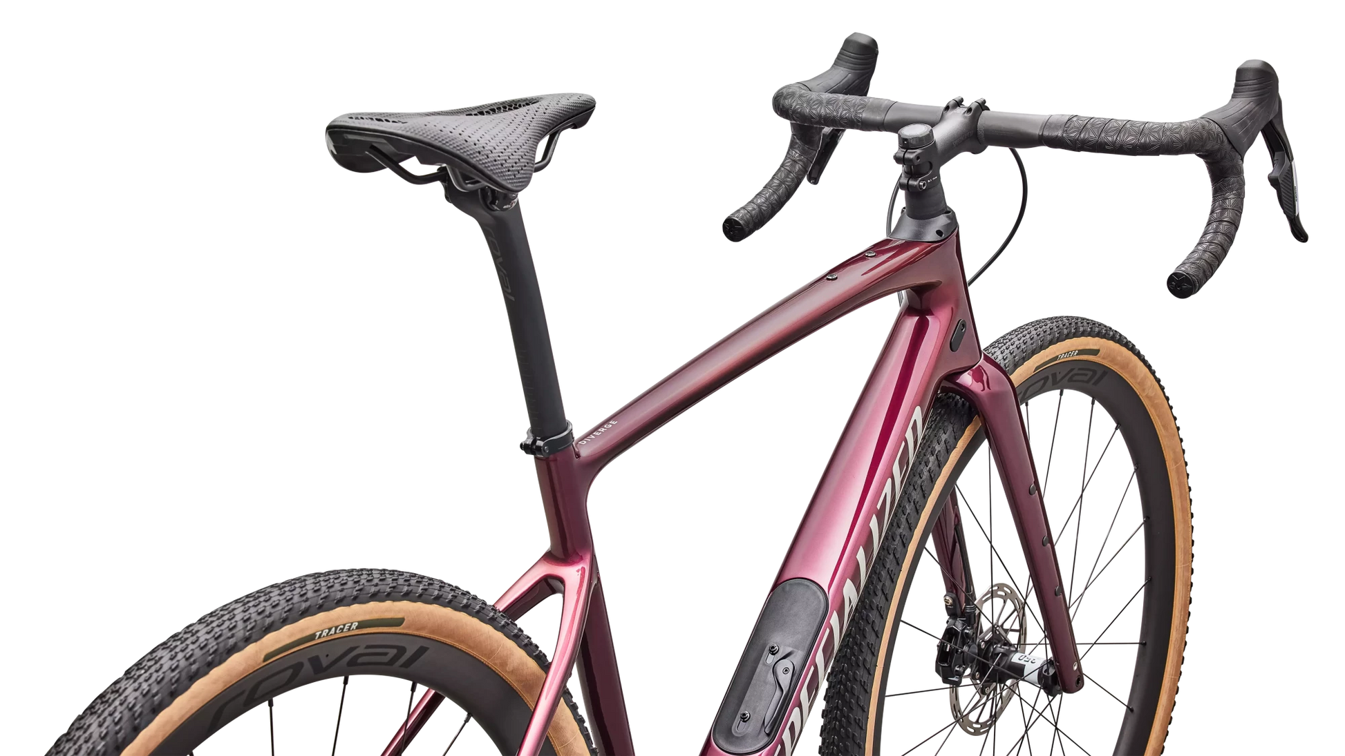 Vélo Specialized Diverge Pro Bordeaux Metallic/Pearl/Dolomite