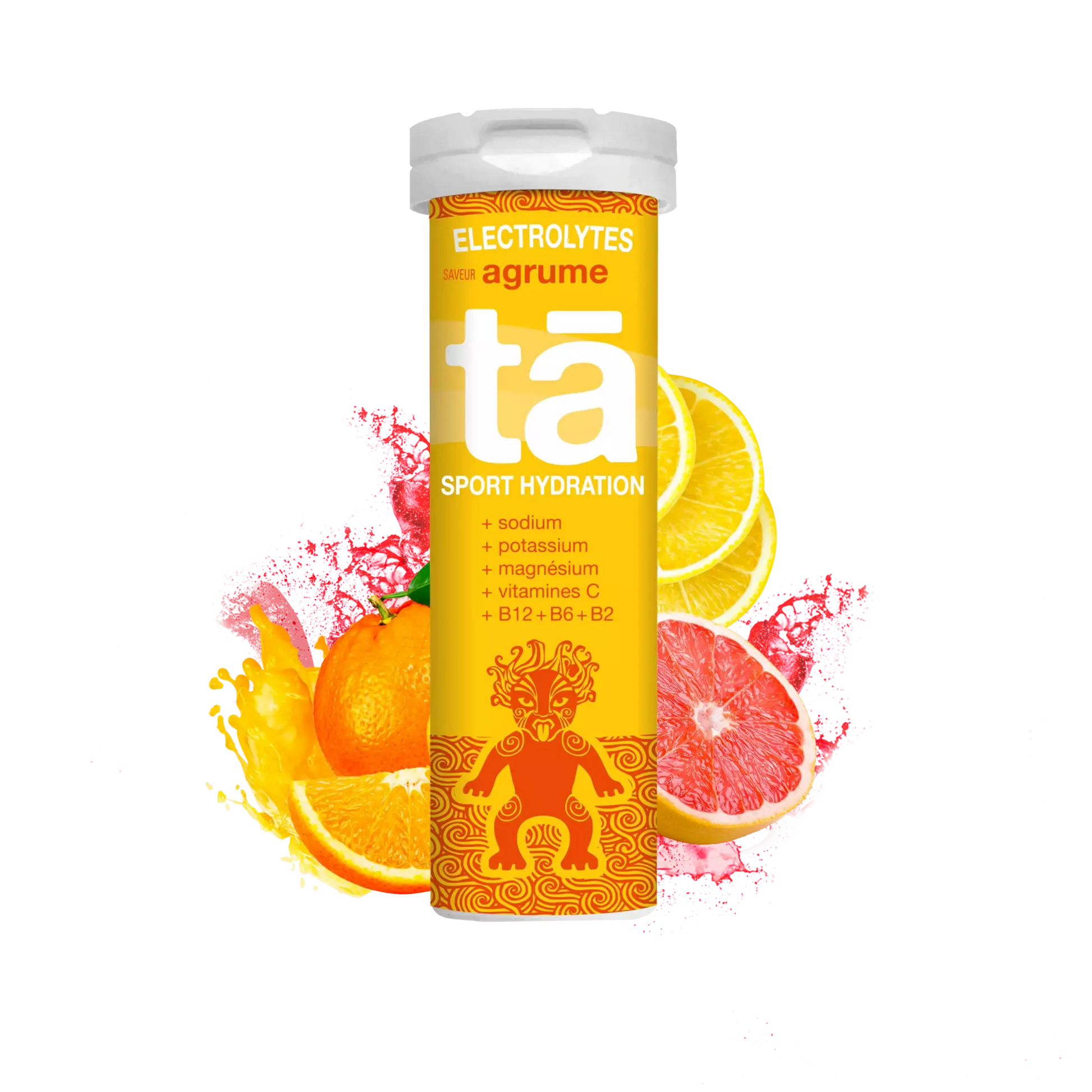 Electrolytes Hydration Tabs TA Energy (tube de 12 pastilles) 320 mg de sodium
