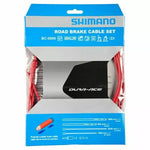 SHIMANO Kit Cables Gaines De Frein Dura-Ace BC-9000 Polymer Rouge