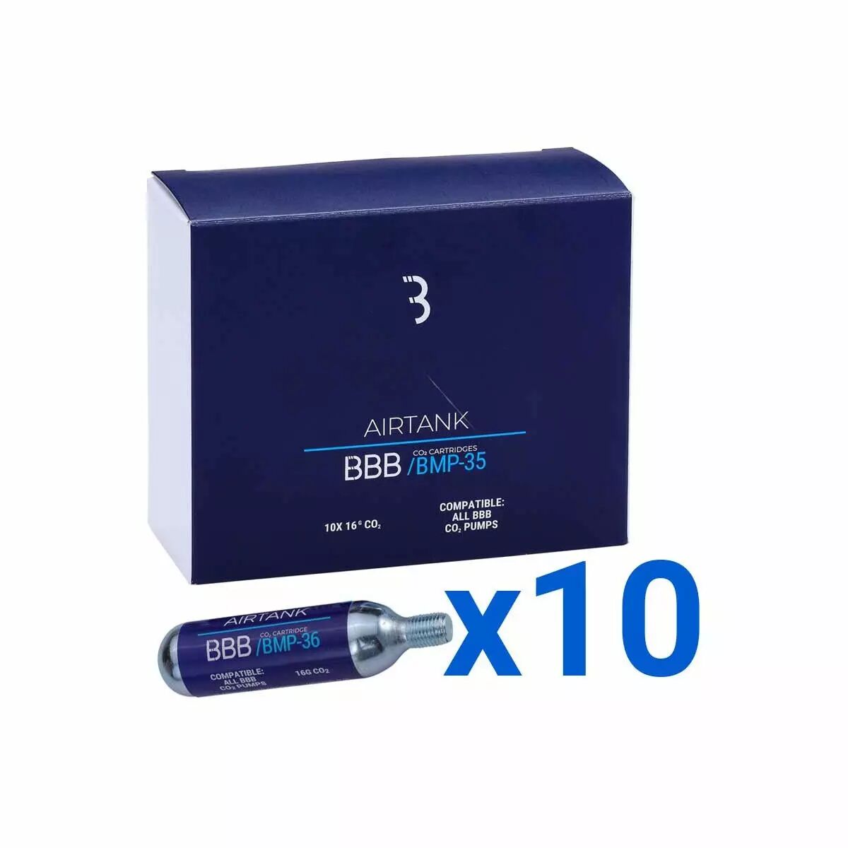 cartridge Co2 AirTanks advangtage package (10pcs) BBB