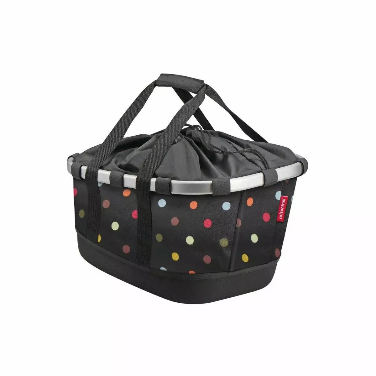 KlickFix BIKEBASKET GT pour Racktime à pois