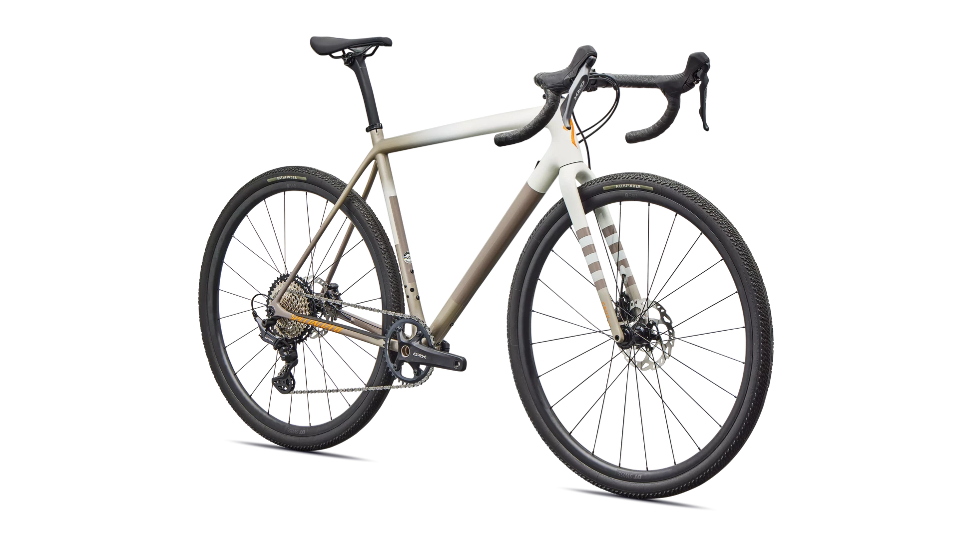 Vélo Specialized Crux Comp Dune White/Sandstone Metallic/Desert Metallic/Orange Zest