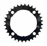 Plateau VTT acier Noir 104x32T X10 WB317