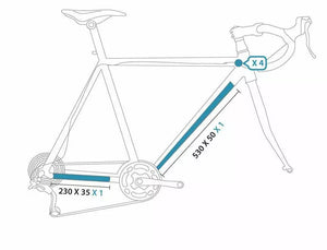 Protection AutoCollante CLEAR PROTECT Pack Velo S Brillant (spécial Route)