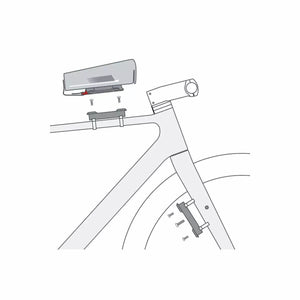 Adaptateur Duo Unifit extra plat pour cadre avec sangles KLICKFIX
