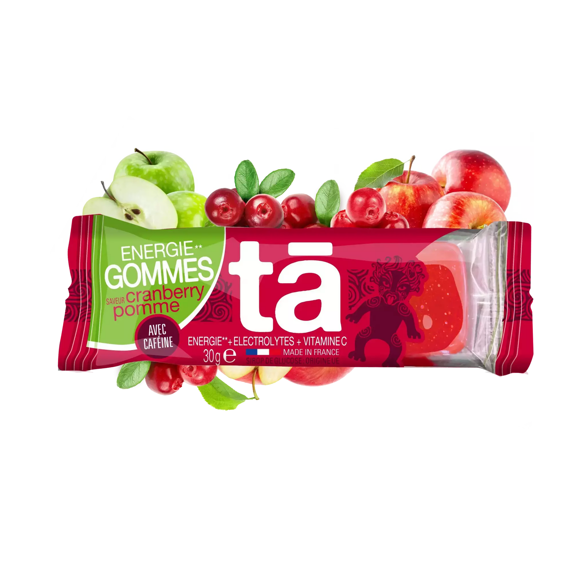 Energy Gommes TA Energy, Energie + Electrolytes (sachet de 3)