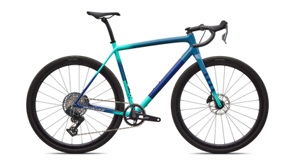 Vélo Specialized Crux Expert Axs Grey Blue/Lagoon Blue/Dune White/Majesty Blue