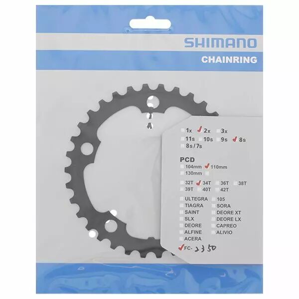 SHIMANO Plateau 34D FC-2450 Noir