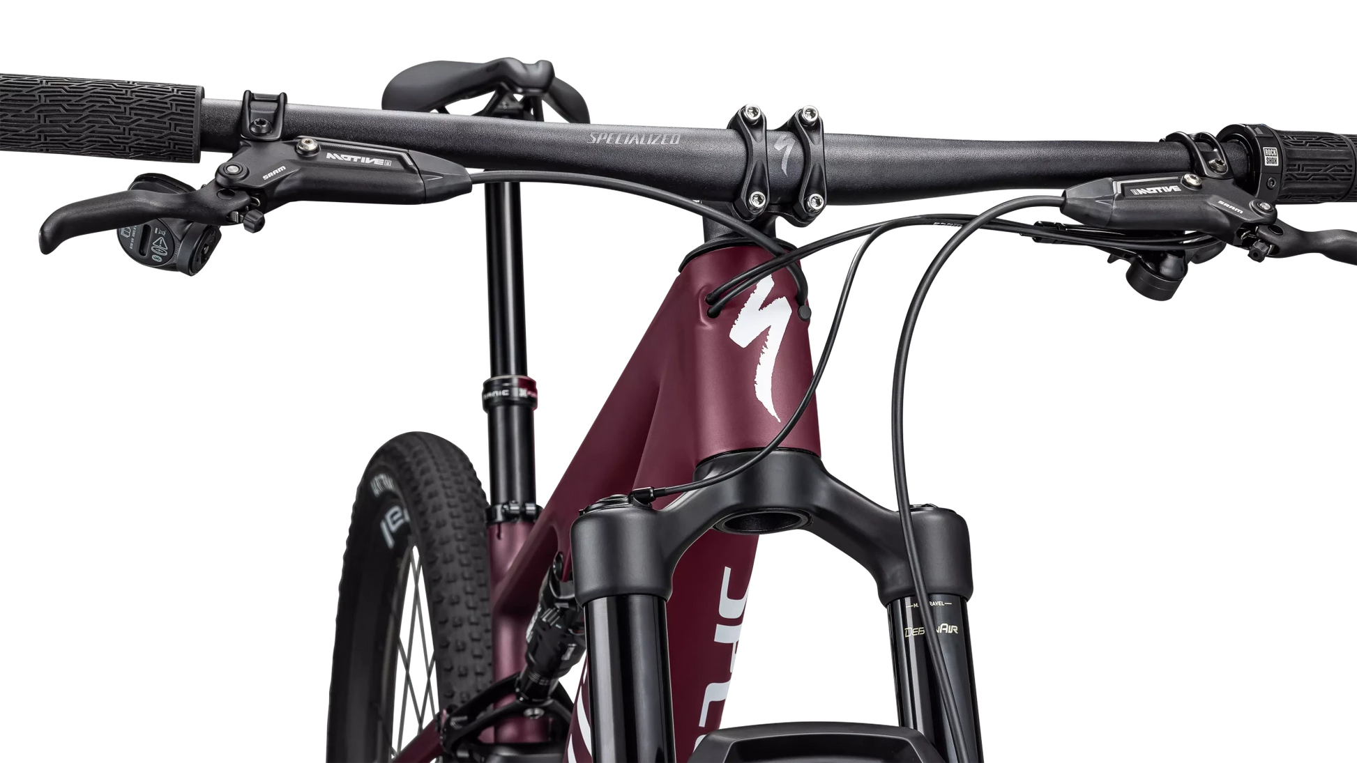 Vélo Specialized Epic 8 Expert Axs Satin Bordeaux Metallic/White