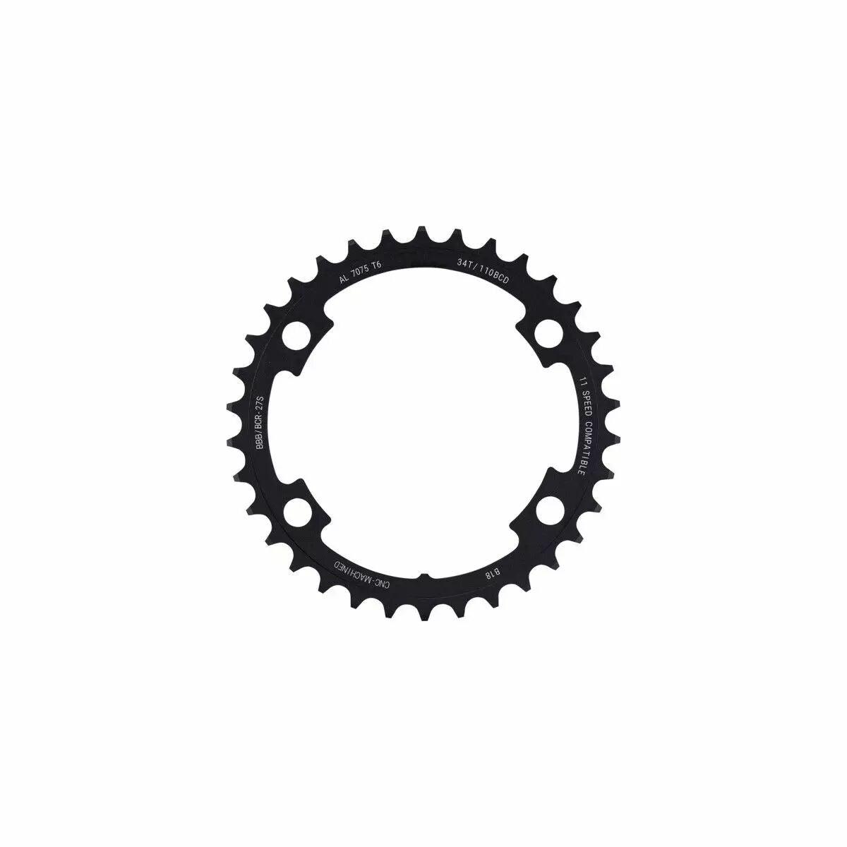 Plateau ELEVENGEAR 110mm 4 branches Shimano du 34 au 42 dents BBB