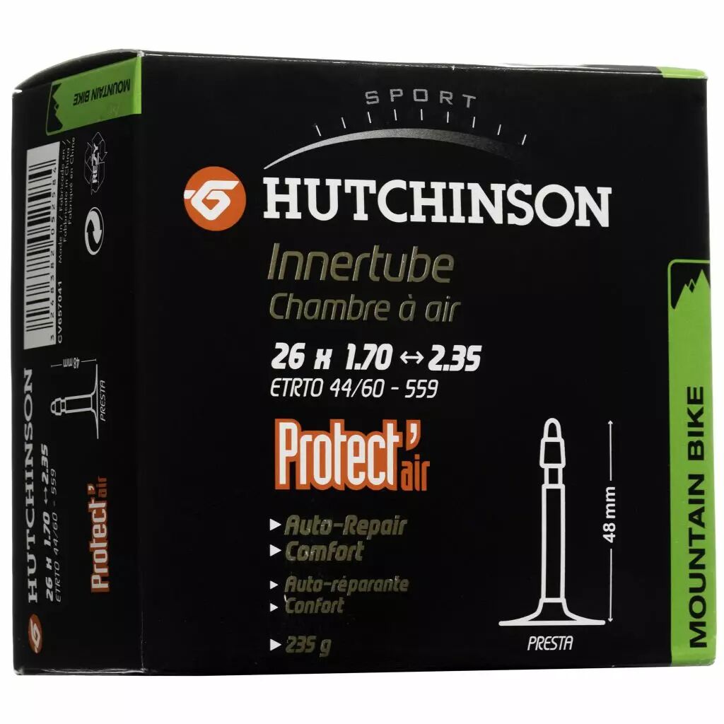 CHAMBRE HUTCHINSON Protect'Air Avec liquide anti-crevaison 26X1,70-2,35 presta 35mm