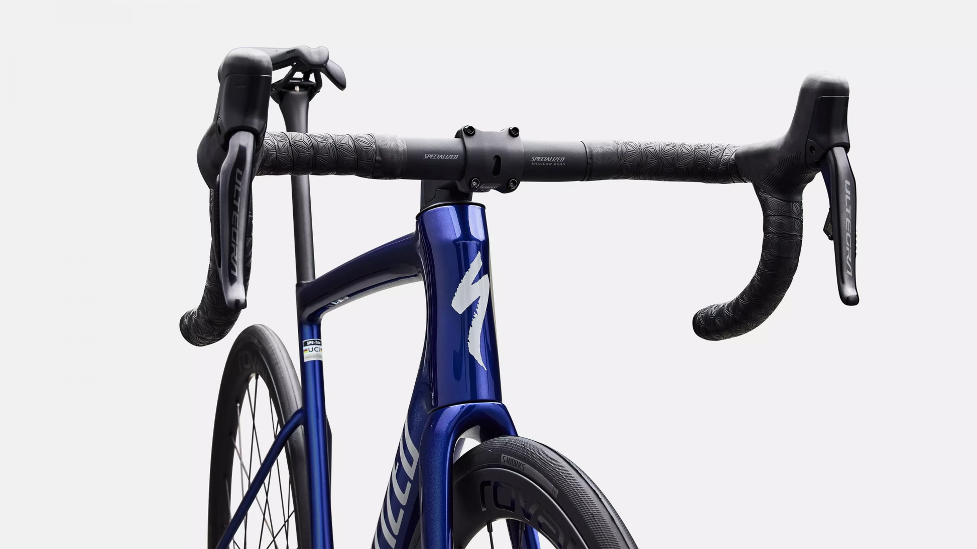 Vélo Specialized Tarmac Sl8 Expert Di2 Gloss Blue Majesty Metallic/Dolomite Metallic