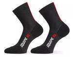 Chaussettes RS ASSOS Noir/Rouge