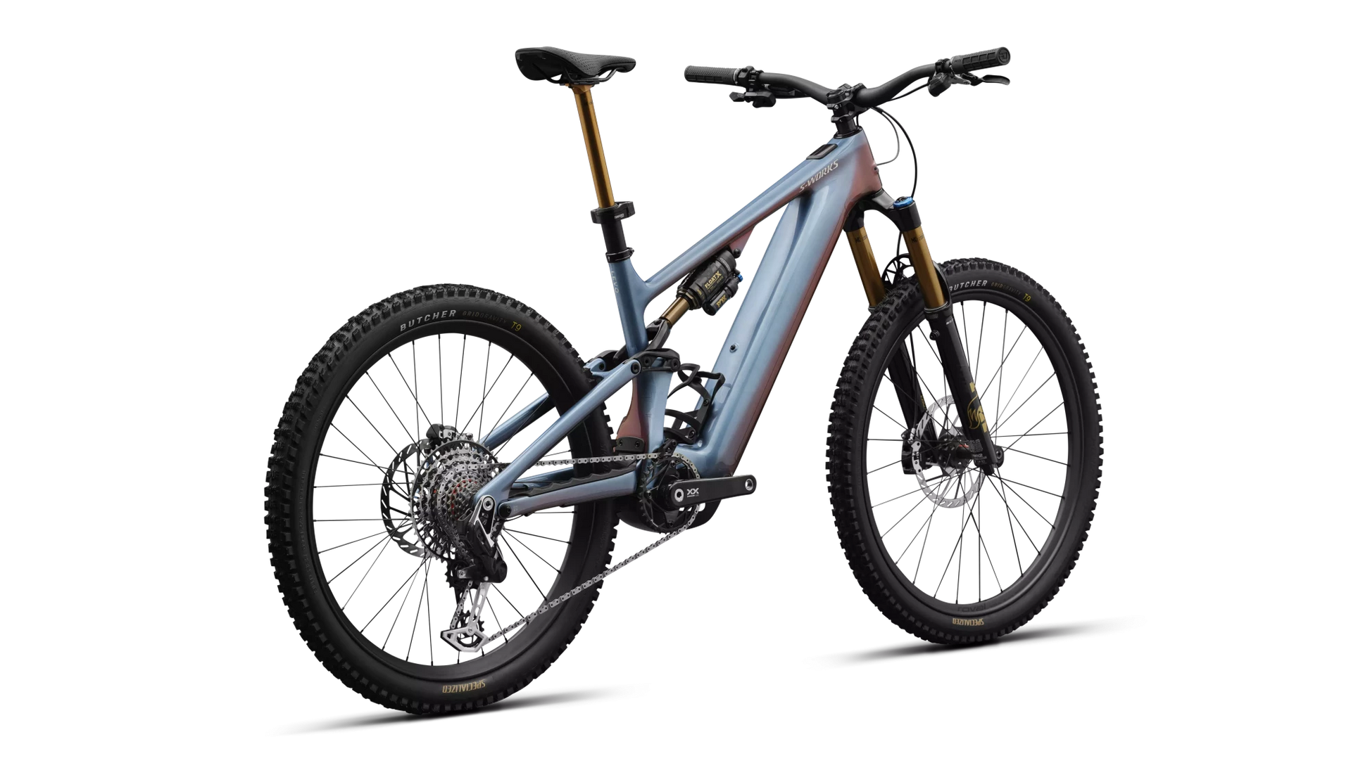 Vélo Specialized Levo Sw Carbon G4 Nb Gloss Glacial Metallic/Red Pearl/Black Pearl