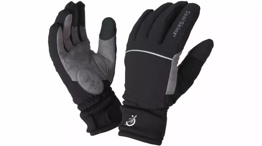 Gants d'hiver vélo étanches Sealskinz Extra Cold Weather