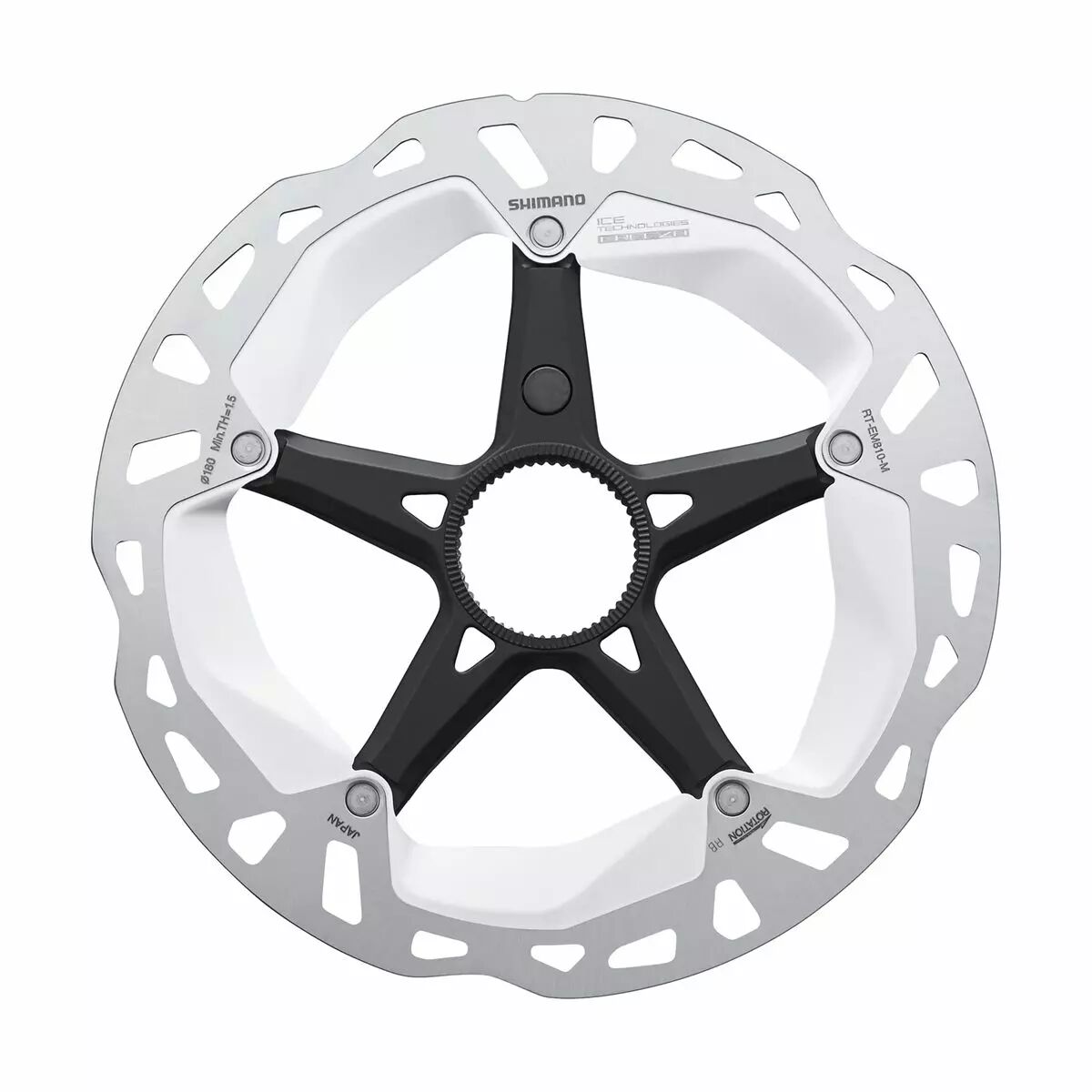 Disque Frein SHIMANO 180mm CL Int. RT-EM810 Ice-Tech Freeza