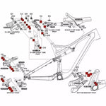 Kit de roulements SPECIALIZED pour Camber 2016-2018