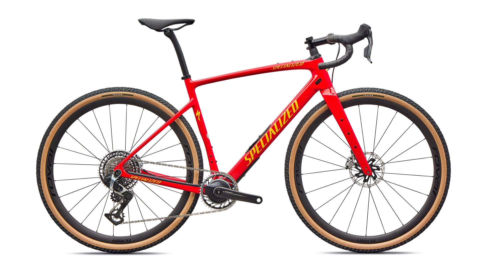 Vélo Specialized Diverge Pro Ltd Gloss Flow Red Yellow Ltd