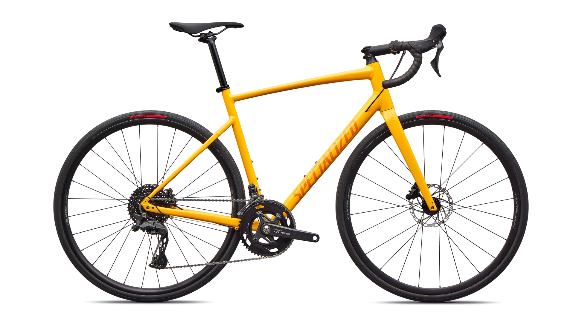 Vélo Specialized Allez E5 California Sunshine/Orange Zest
