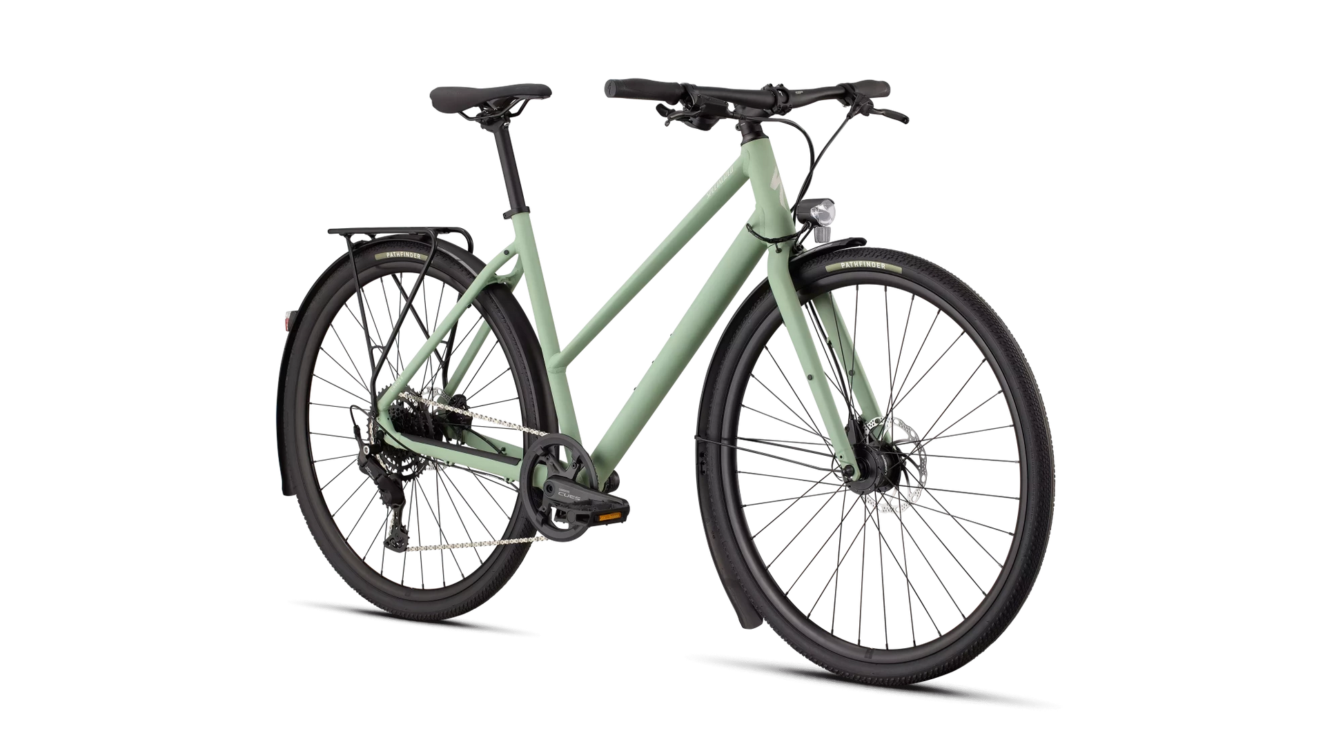 Vélo Specialized Sirrus X 2.0 Satin Pistachio/Dolomite Metallic Frost Reflective