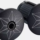 Ruban de cintre Supacaz - Super Sticky Kush Galaxy Tape SPECIALIZED OIL SLICK PRINT/ANO BLK PLUGS