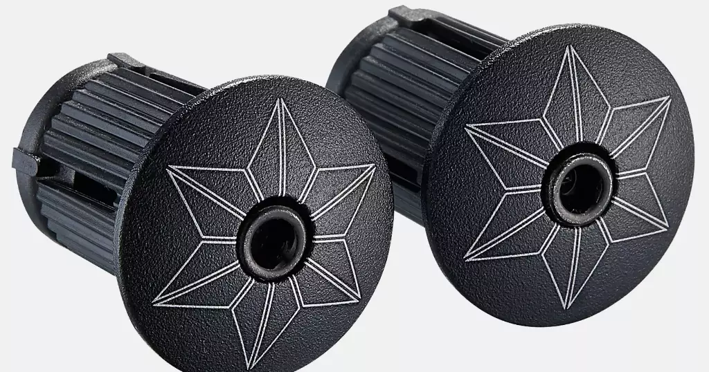 Ruban de cintre Supacaz - Super Sticky Kush Galaxy Tape SPECIALIZED OIL SLICK PRINT/ANO BLK PLUGS