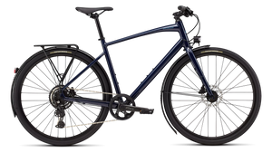 Vélo Specialized Sirrus X 2.0 Gloss Deep Marine/Grey Blue Frost Reflective