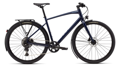 Vélo Specialized Sirrus X 2.0 Gloss Deep Marine/Grey Blue Frost Reflective
