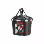 Sacoche/panier Bikebasket anneaux noir/rouge KLICKFIX