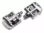Pédales SHIMANO SPD PD-M324 Argent Avec Cales SM-SH56