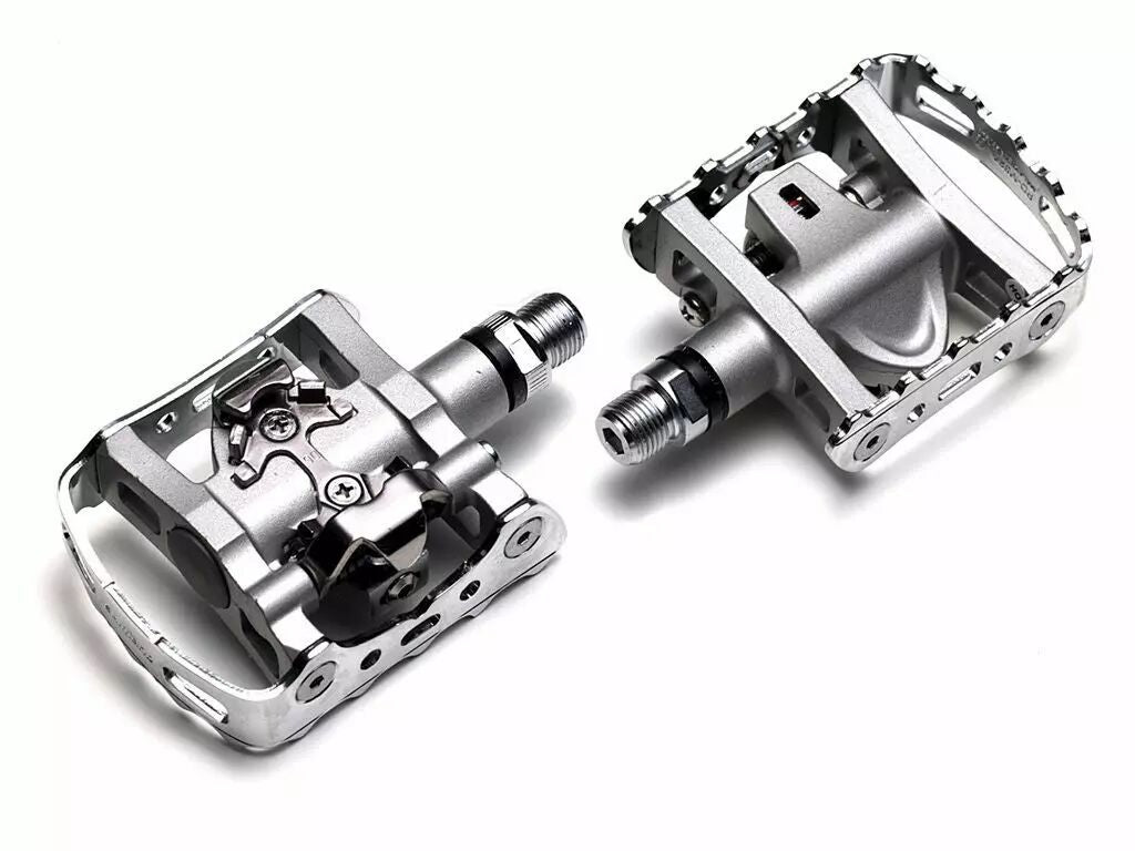 Pédales SHIMANO SPD PD-M324 Argent Avec Cales SM-SH56