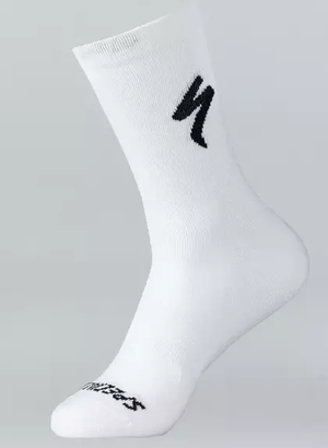 Chaussettes SPECIALIZED SOFT AIR TALL LOGO Blanc/Noir S