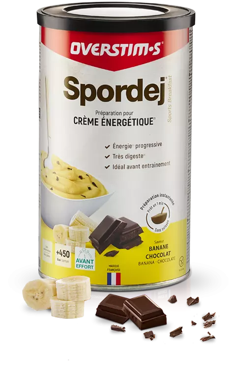 OVERSTIM'S Sportdej Banane - Chocolat 600g